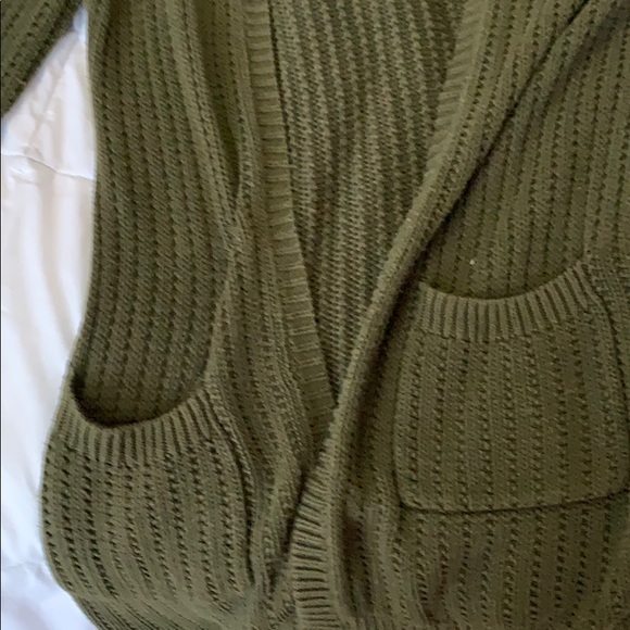 H&M Olive Long Cardigan - Picture 3 of 4